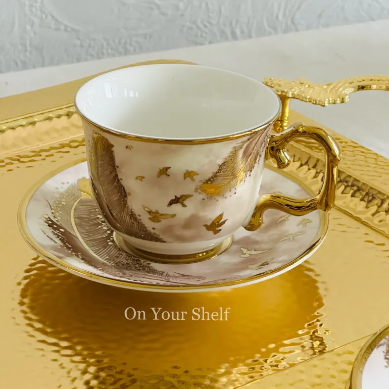 The Soaring Elegance TeaCups (Set Of Six Cups & Saucers)