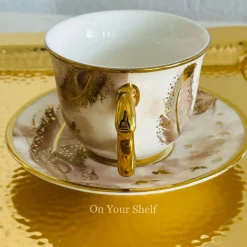 The Soaring Elegance TeaCups (Set Of Six Cups & Saucers)