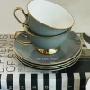The Velvet Mist Tea Duo (Set Of Six TeaCups & Saucers)