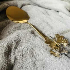 Turkish Serving Rice Spoon In Gold (single piece)