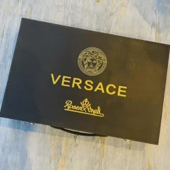 Turquoise Tranquility Versace-Inspired Tea Ensemble (24 piece tea set for six)