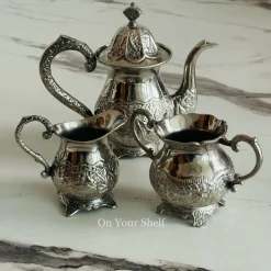 Victorian German Silver Elegance Set (Set Of Three)
