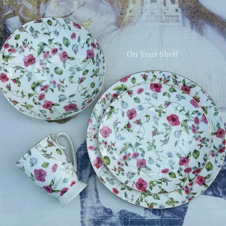 Vine Petals Plates & Mugs