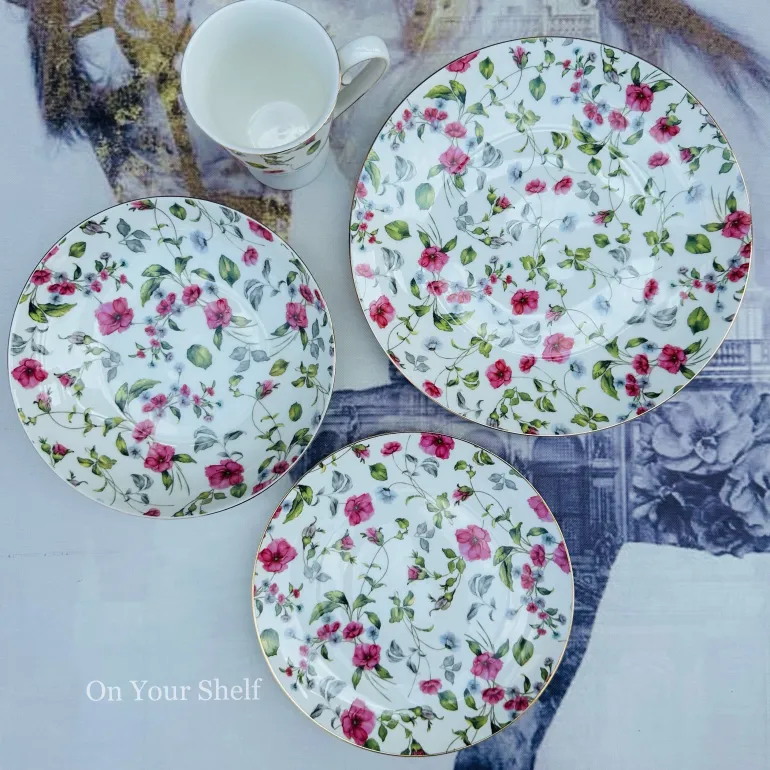 Vine Petals Plates & Mugs