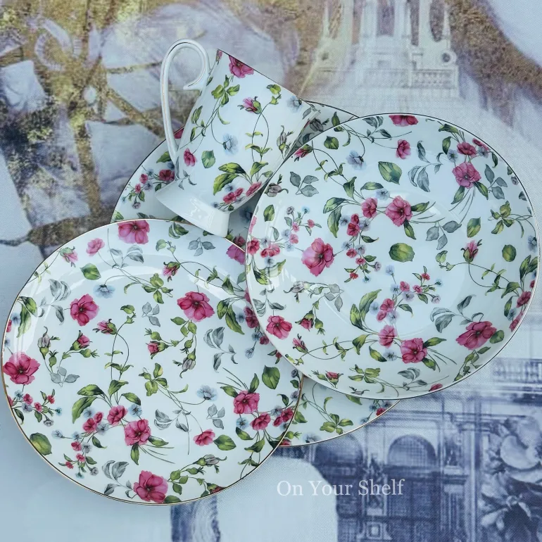Vine Petals Plates & Mugs