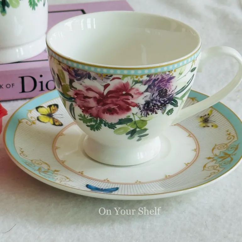 Whispering Meadows Teacups (set of six teacups and six saucers)