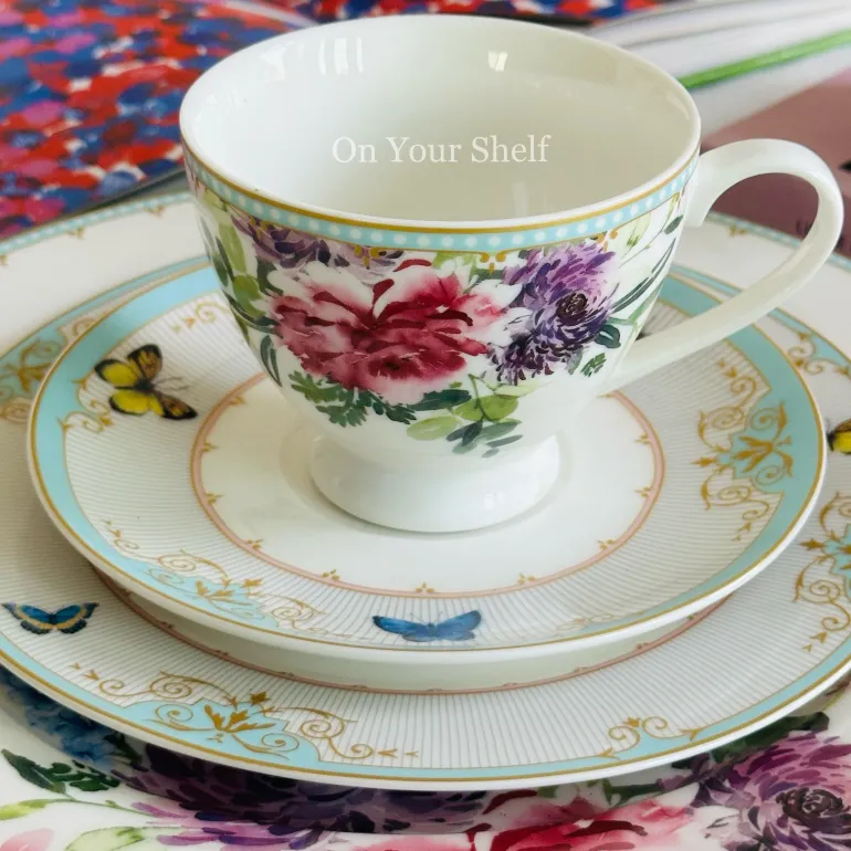 Whispering Meadows Teacups (set of six teacups and six saucers)