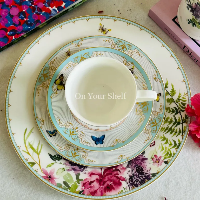 Whispering Meadows Teacups (set of six teacups and six saucers)