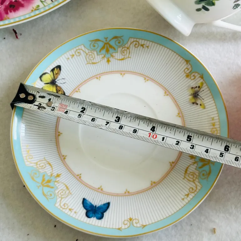Whispering Meadows Teacups (set of six teacups and six saucers)