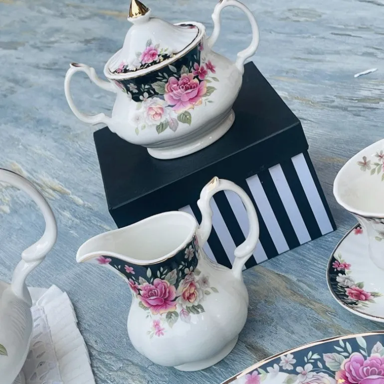 Whispers of Rose Petals: 24-Piece Floral Affair