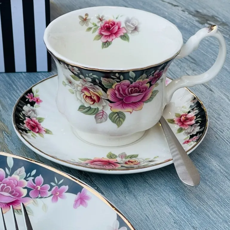 Whispers of Rose Petals: 24-Piece Floral Affair