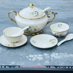 White Lily Soup Set (20 piece soup set)