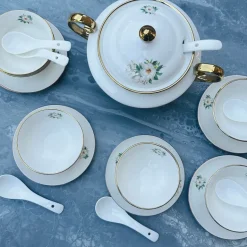 White Lily Soup Set (20 piece soup set)