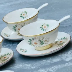White Lily Soup Set (20 piece soup set)